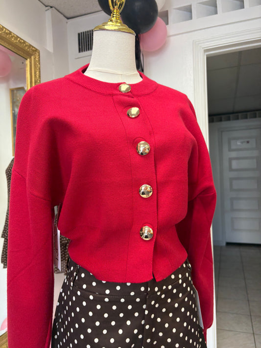 Red sweater