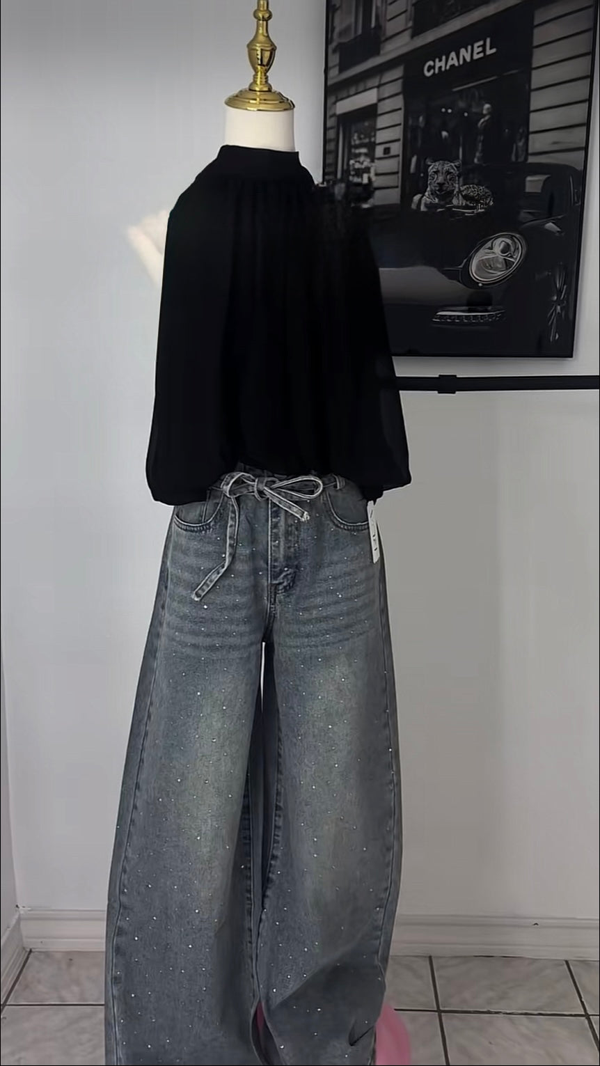 Rhinestones jeans