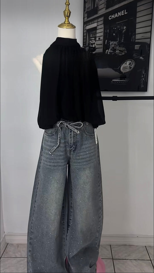 Rhinestones jeans