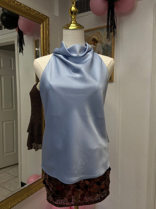 Light blue blouse