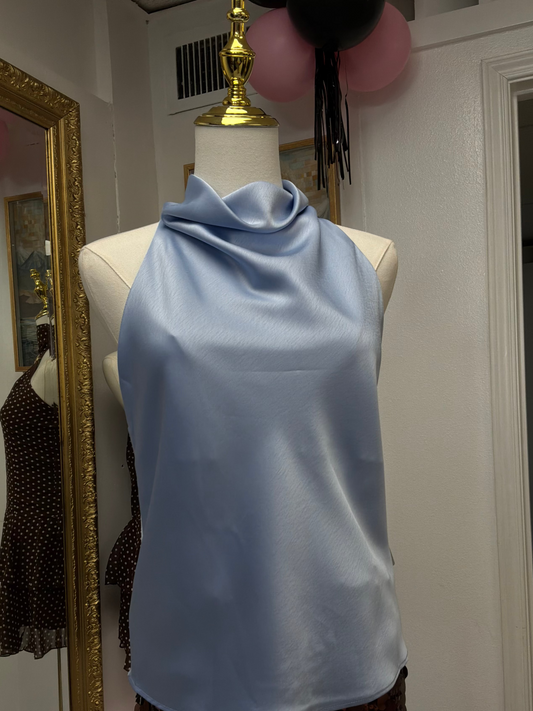 Light blue blouse